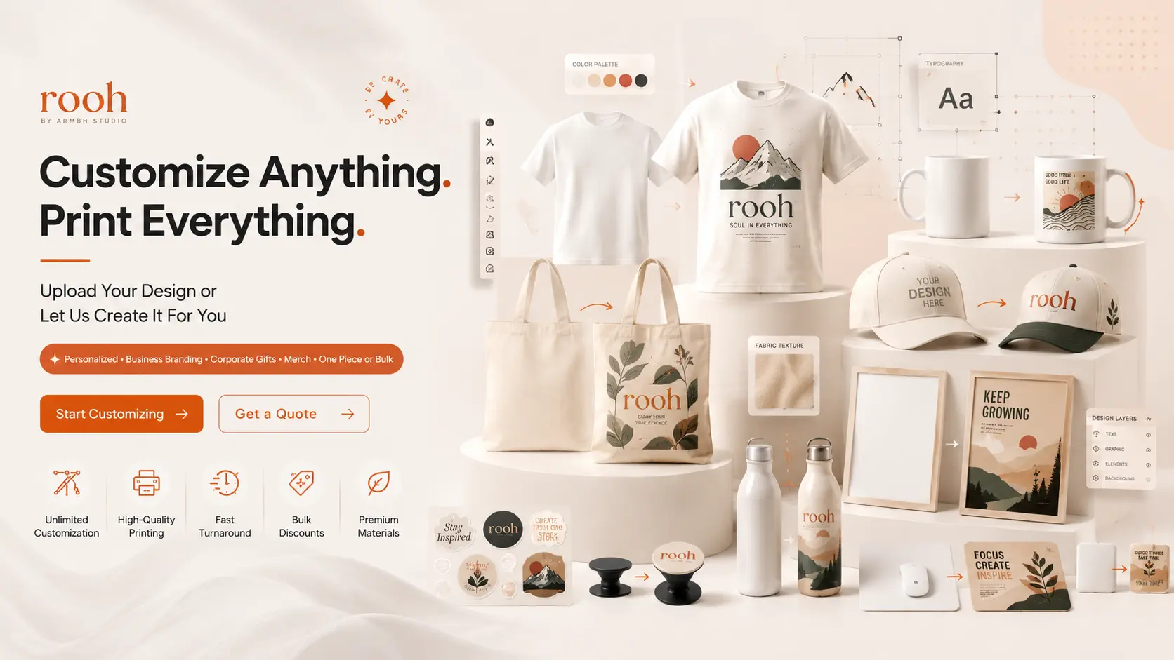 custom products